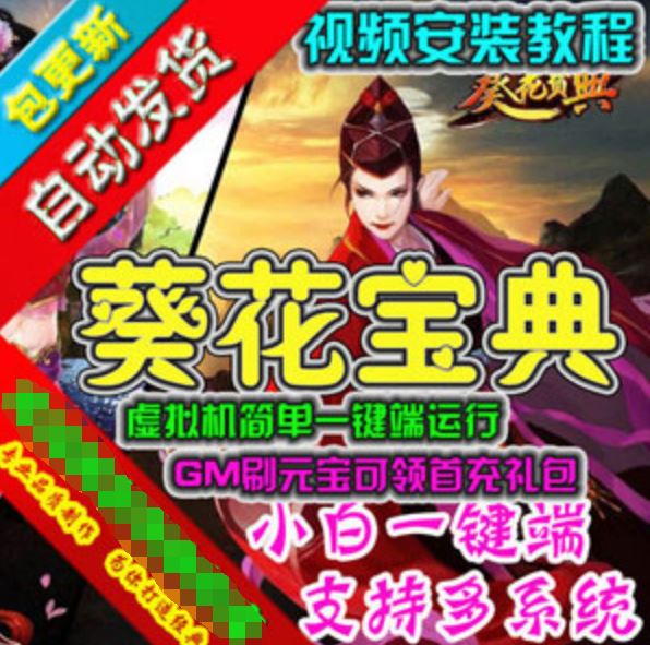 网游单机葵花宝典网页游戏单机版 武侠风虚拟机简单一键端GM刷元宝