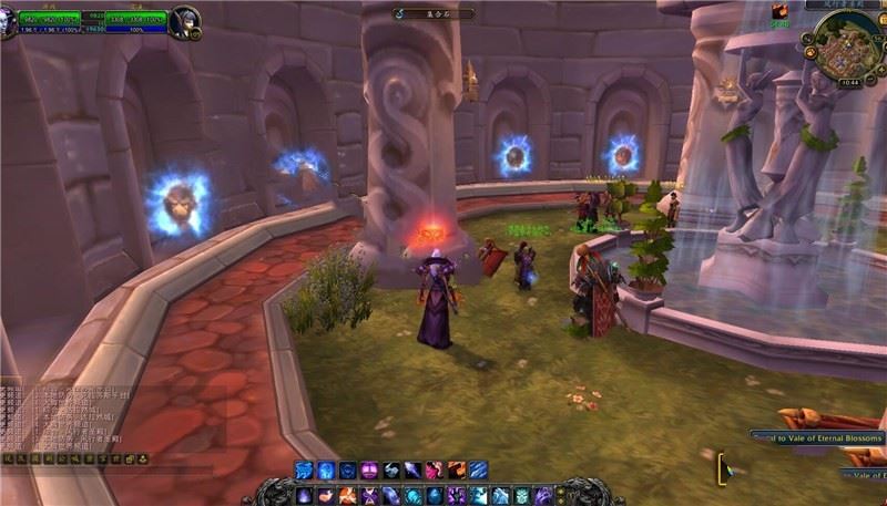 端游魔兽世界网游单机版 90级熊猫人 智能AI机器人战场副本