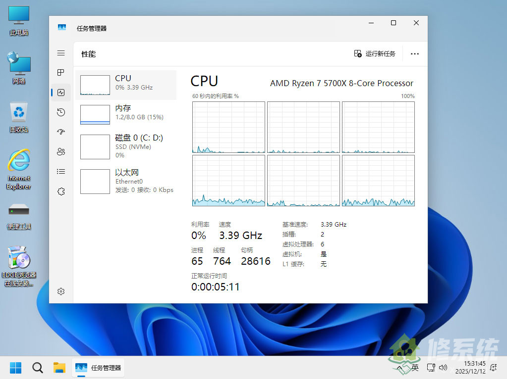 小修 Windows 11 26H1 Pro 28000.1340 轻度精简 尝鲜版[1.76G](20251212)