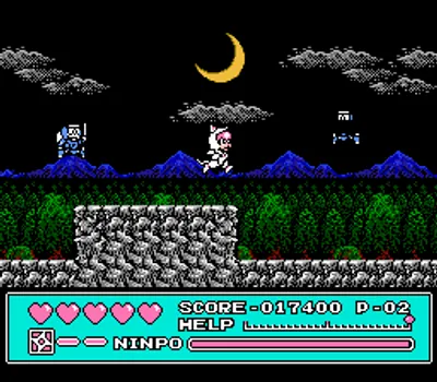 忍者猫 (v1.11)[汉化你妹汉化组汉化](JP)[ACT](4Mb)