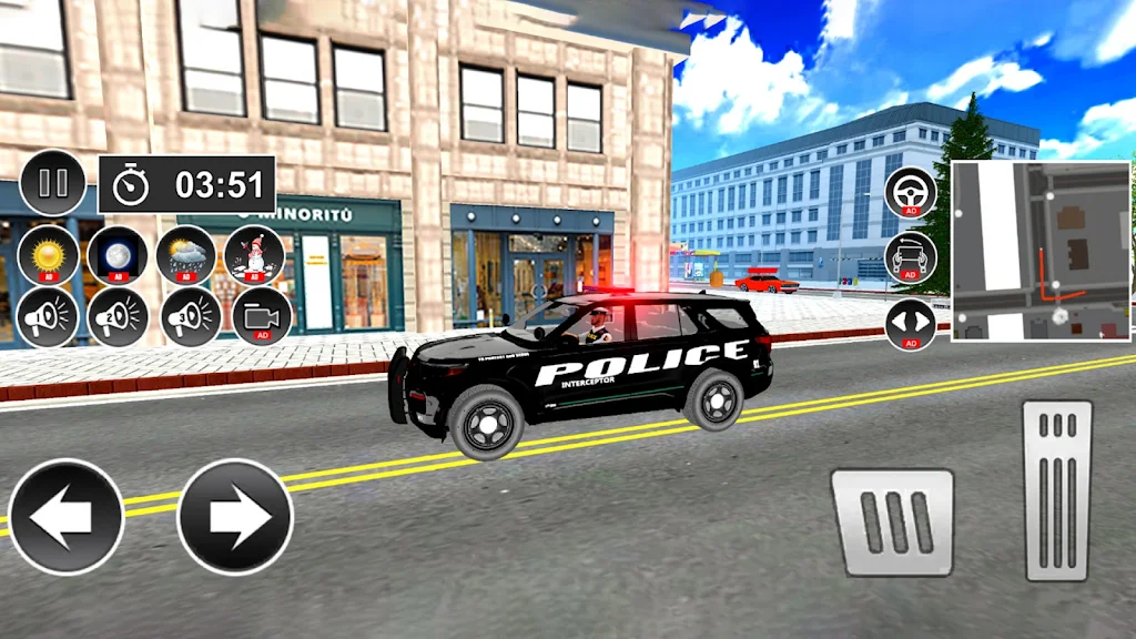 警车驾驶模拟器