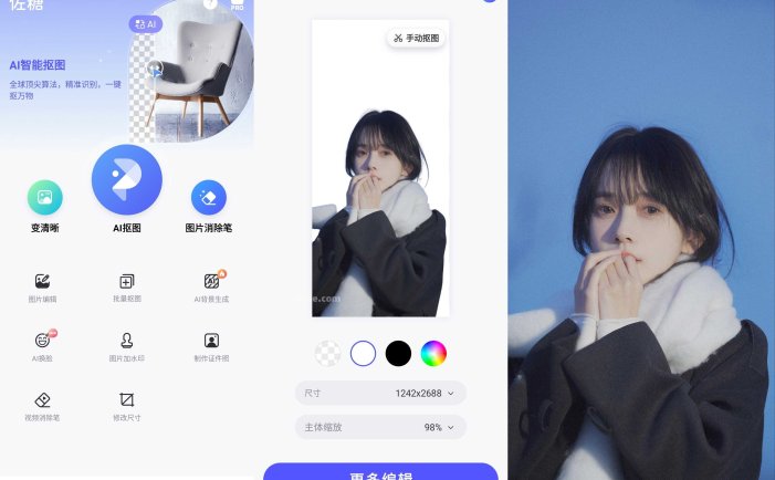 佐糖PicWish v2.1.9 一款修复任何能修复的照片解锁高级版