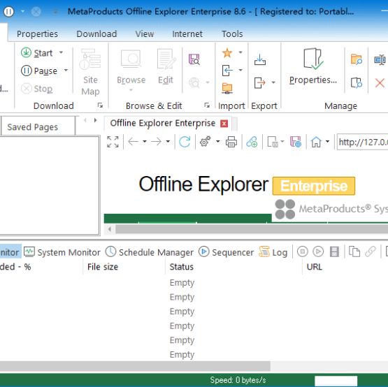 网页离线浏览下载工具 | Offline Explorer Enterprise v8.8.0.5012 绿色便携版